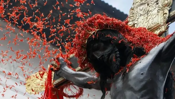 Procesion del Senor de los Temblores historia