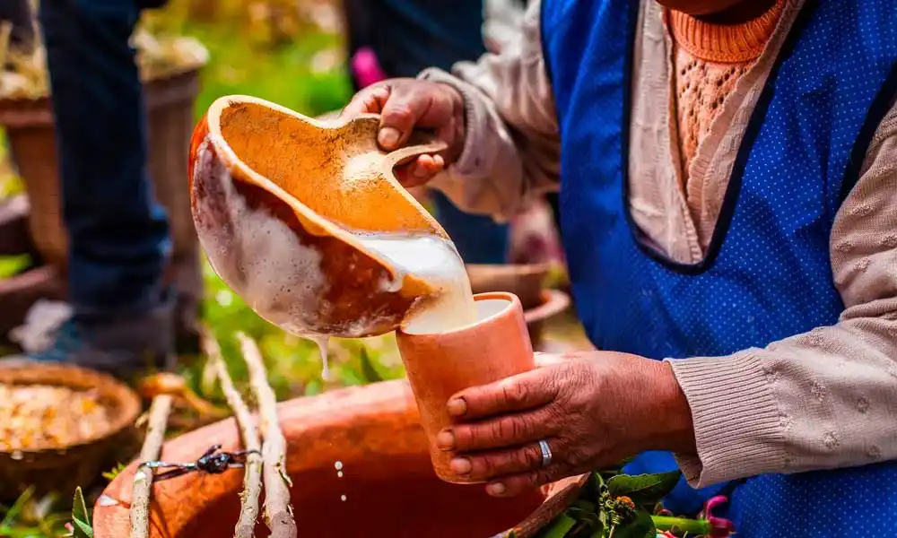 Bebidas tradicionales y productos regionales