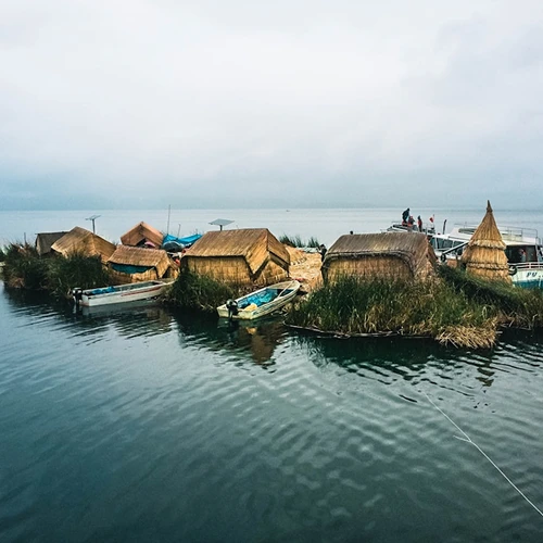 Foto de las Islas en el Lago Titicaca