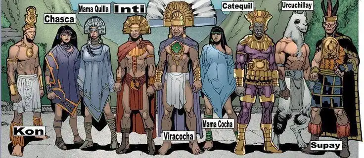 Dioses incas secundarios y su función en el imperio