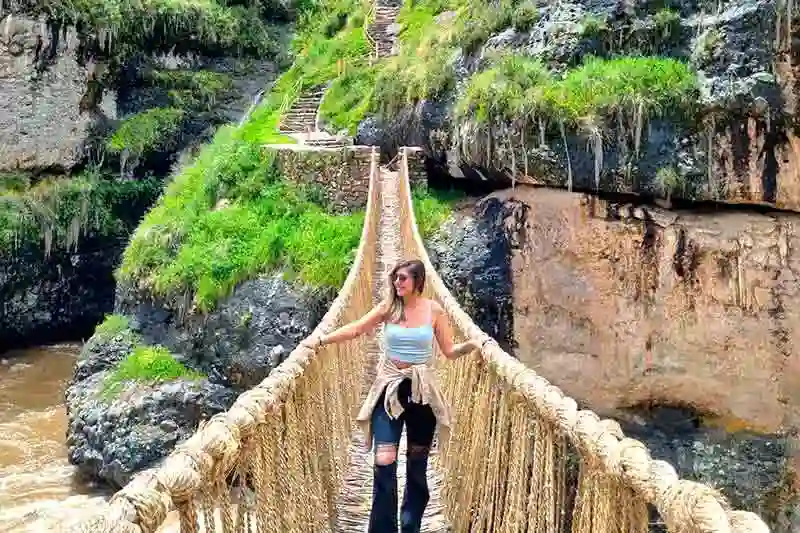 Visita al Puente Inca Q'eswachaka